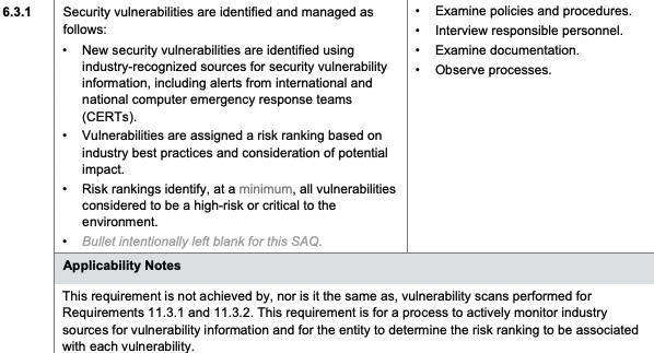 PCI DSS SAQ 9